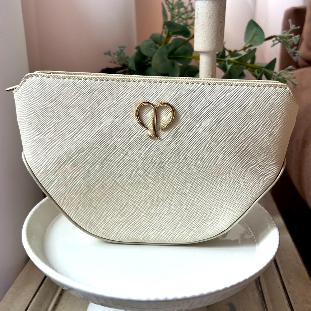 Cle de Peau Cosmetics Bag Pouch with Gold Monogram
